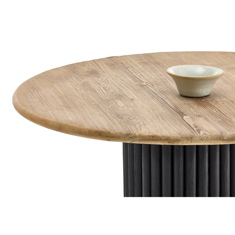 Wooden Furniture Wabi-sabi New Chinese Modernism With Classic Modern Minimalist Style Round Dining Table