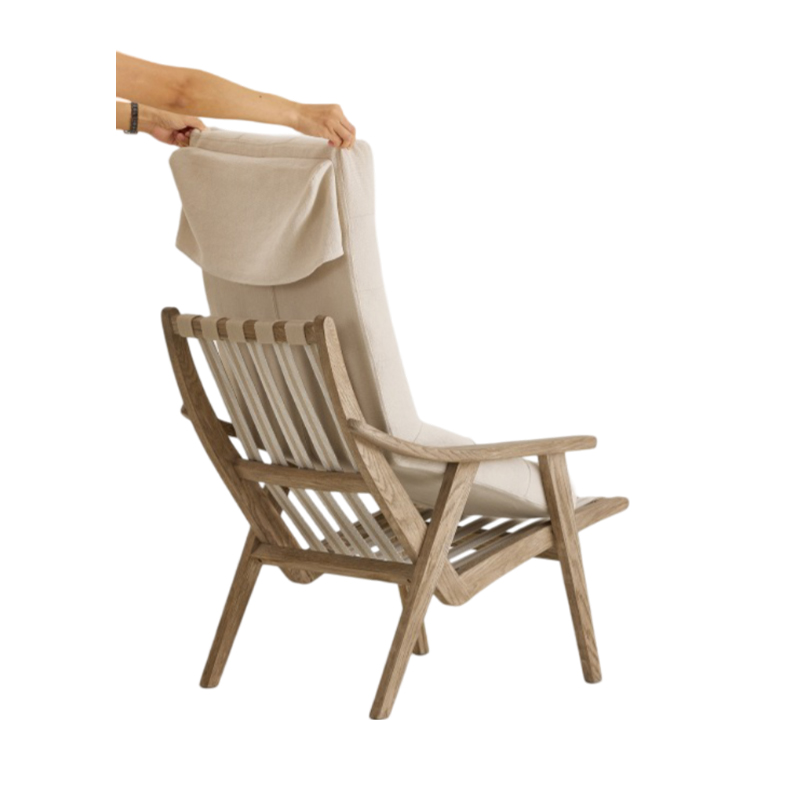 Wooden Furniture Modernism With Classic Modern Minimalist Style Wooden Chair Imported White Oak Seat